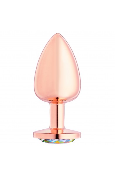 Cloud 9 Novelties Gems Rosy Gold Anal Plug - Large