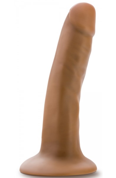 Dr. Skin Silicone - Dr. Lucas - 5 Inch Dong With  Suction Cup - Mocha