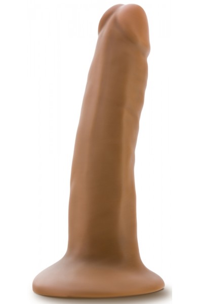 Dr. Skin Silicone - Dr. Lucas - 5 Inch Dong With  Suction Cup - Mocha