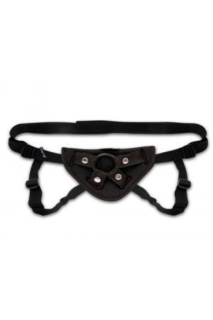 Neoprene Strap-on Harness - Black