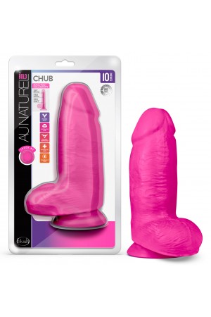 Au Naturel - Bold - Chub - 10 Inch Dildo - Pink