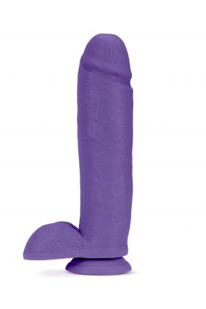 Au Naturel - Bold - Huge - 10 Inch Dildo - Purple