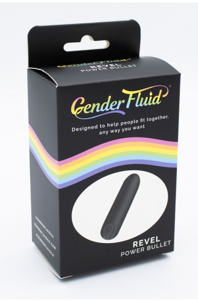 Gender Fluid Revel Power Bullet - Matte Black
