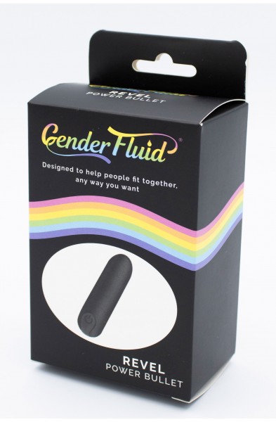Gender Fluid Revel Power Bullet - Matte Black