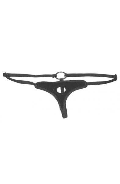 Black Velvet Bikini Strap-On