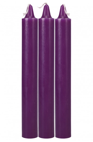 Japanese Drip Candles - 3 Pack - Purple