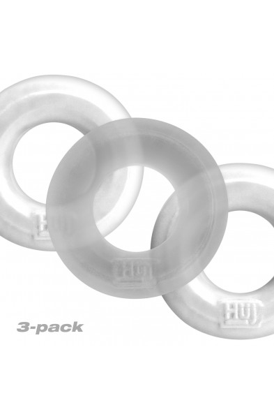 Huj3 C-Ring 3-Pack - White / Clear Ice