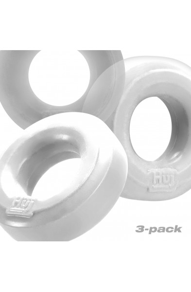 Huj3 C-Ring 3-Pack - White / Clear Ice