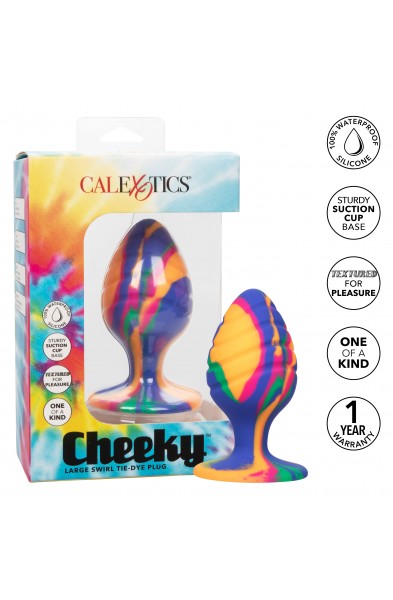 Cheeky Large Swirl Tie-Dye Plug