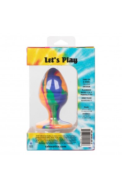 Cheeky Large Swirl Tie-Dye Plug