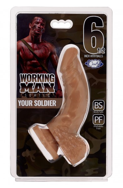 Cloud 9 Working Man 6.5 Inch With Balls - Your Soldier - Tan