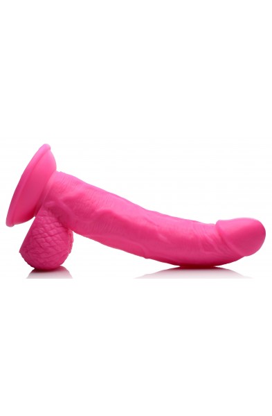 Pop Pecker 7.5 Inch Dildo With Balls - Pink