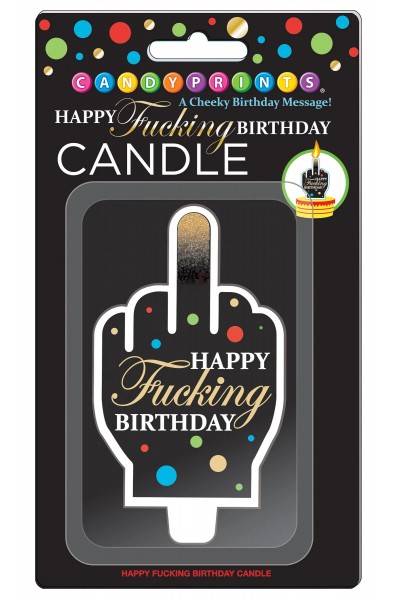 Happy Fucking Birthday Candle