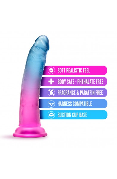 B Yours - Beautiful Sky - 7 Inch Dildo - Sunset
