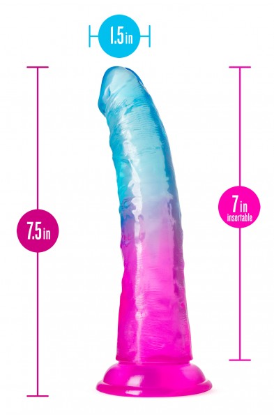 B Yours - Beautiful Sky - 7 Inch Dildo - Sunset