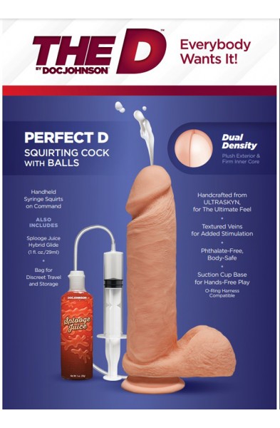 The D - Perfect D - Squirting 7 Inch With Balls