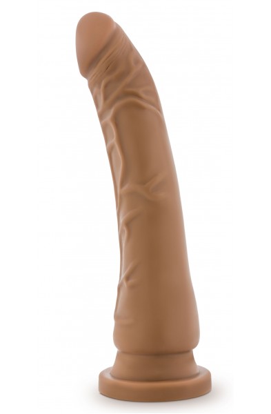Dr. Skin Silicone - Dr. Noah - 8 Inch Dong With  Suction Cup - Mocha