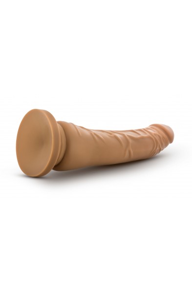 Dr. Skin Silicone - Dr. Noah - 8 Inch Dong With  Suction Cup - Mocha