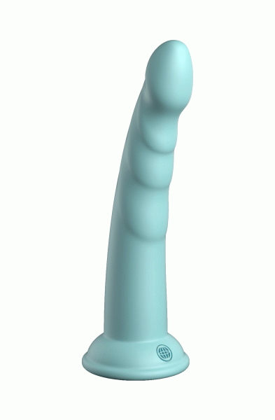 Dillio Platinum - Slim Seven 7 Inch Dildo - Teal