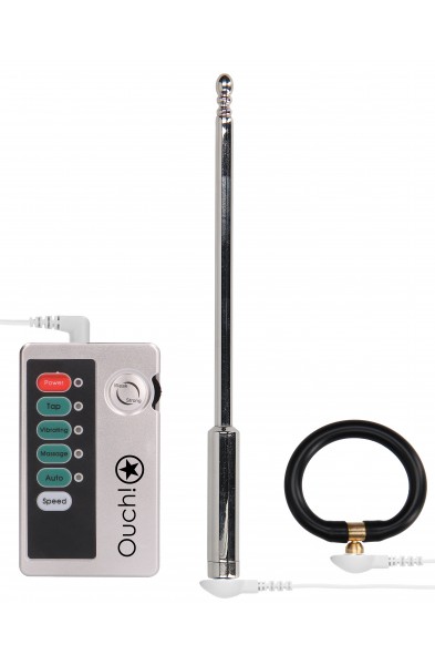 E-Stimulation Urethral Sounding Set - Silver
