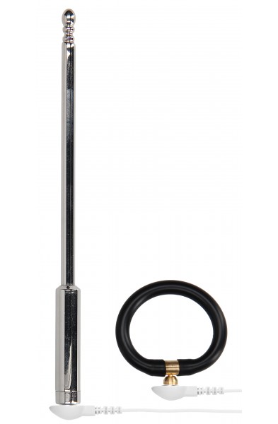 E-Stimulation Urethral Sounding Set - Silver