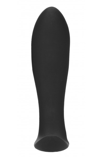 E-Stimulation and Vibration Butt Plug With Wireless Remote Control - Black