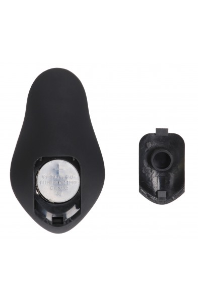 E-Stimulation and Vibration Butt Plug With Wireless Remote Control - Black
