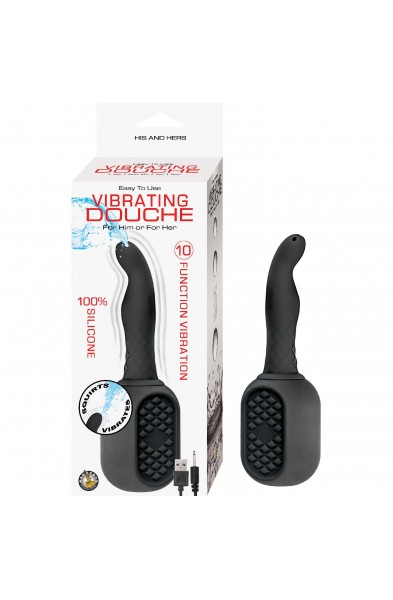 Vibrating Douche - Black