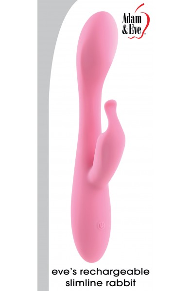 Eve's Rechargeable Slimline Rabbit - Pink