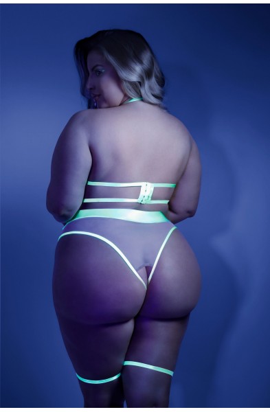 In a Trance - Open Cup Teddy - Queen - Neon  Chartreuse