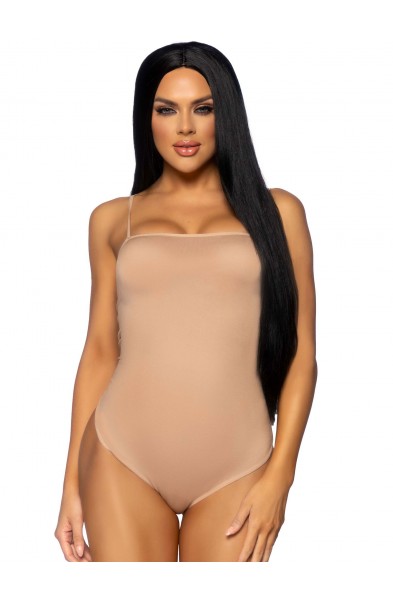 33 Inch Long Straight Wig - Black