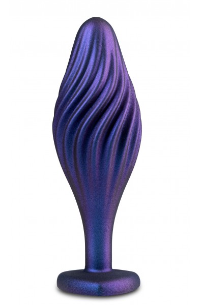 Anal Adventures Matrix - Swirling Bling Plug -  Sapphire