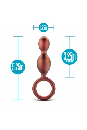 Anal Adventures Matrix - Duo Loop Plug - Copper