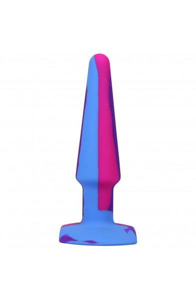 A-Play Groovy Silicone Anal Plug 5 Inch - Berry