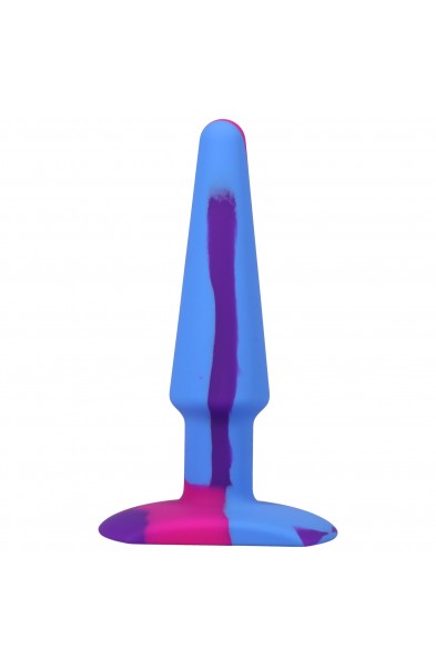A-Play Groovy Silicone Anal Plug 5 Inch - Berry