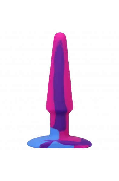 A-Play Groovy Silicone Anal Plug 5 Inch - Berry