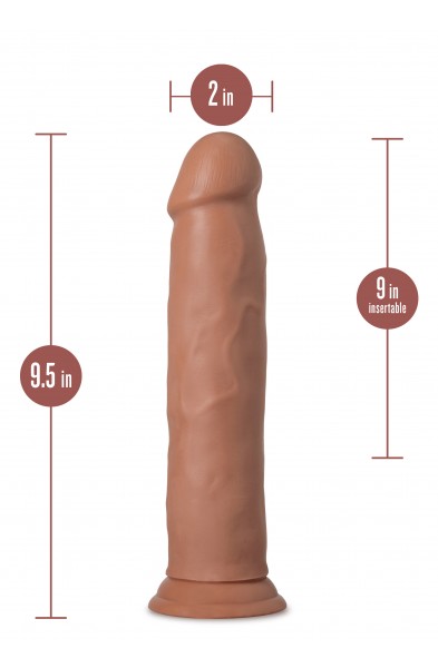 Au Naturel - Carlos - 9 Inch Dong - Mocha Mocha