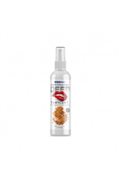 Swiss Navy Deep Throat Spray - Salted Caramel -  2 Fl Oz