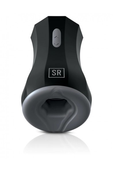 Silicone Twin Turbo Stroker - Black