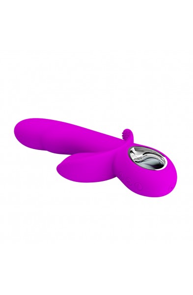 Pretty Love Humphrey Bendable Front and Back  Rabbit - Fuchsia