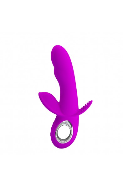 Pretty Love Humphrey Bendable Front and Back  Rabbit - Fuchsia