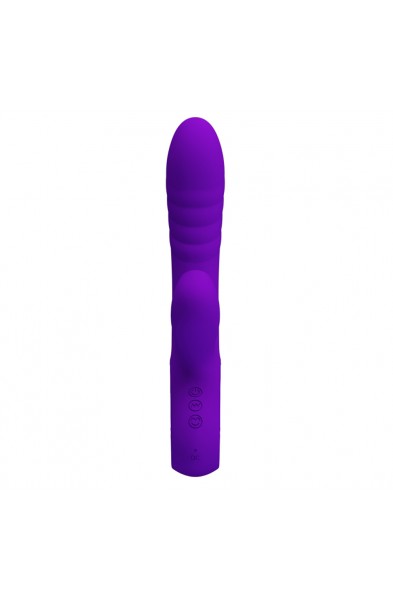 Pretty Love Jersey Sucking and Vibrating Rabbit -  Purple