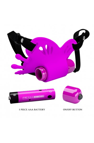 Pretty Love Sloane Battery Powered Clit Stim -  Fuchsia