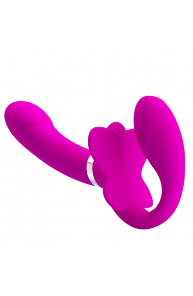 Pretty Love Valerie Strapless Strap on - Fuchsia
