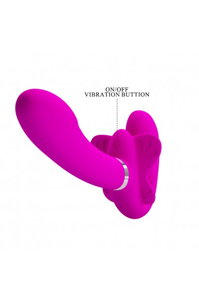 Pretty Love Valerie Strapless Strap on - Fuchsia