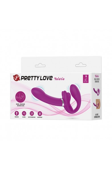 Pretty Love Valerie Strapless Strap on - Fuchsia