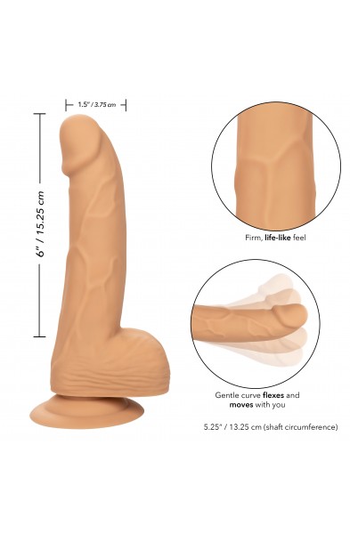 Silicone Stud 6 Inch - Ivory