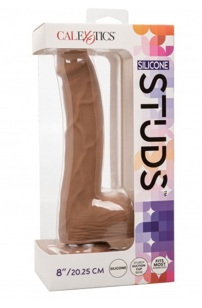 Silicone Studs 8 Inch - Brown