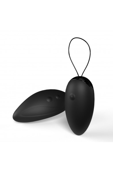 Premium Dual Vibe Remote and Egg - Black
