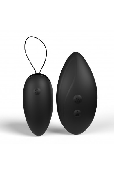 Premium Dual Vibe Remote and Egg - Black